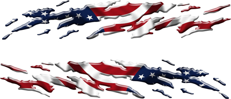 american flag splash decals kit for jeeps